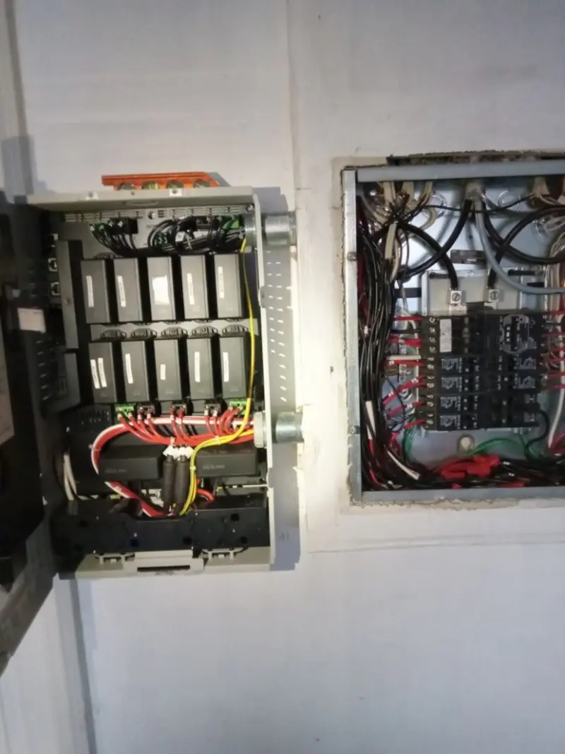 Electrical panel upgrade completed for Indoor Lighting Installation in Hays